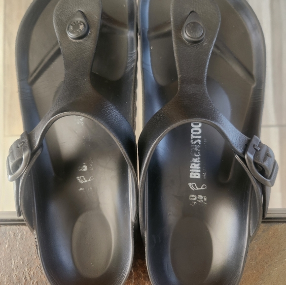 Birkenstock Gizeh Essentials Eva Black Sandals size 40 - Picture 2 of 7